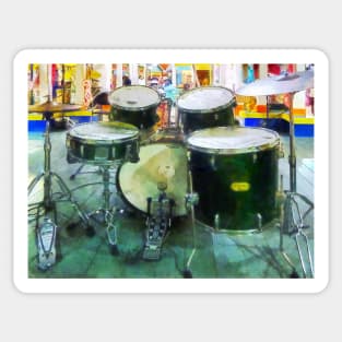 Snare Drum Set Sticker